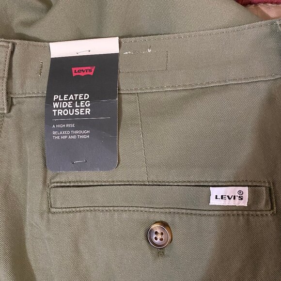 Levi's Premium Pleated Wide Leg Trousers 31 - Picture 11 of 14